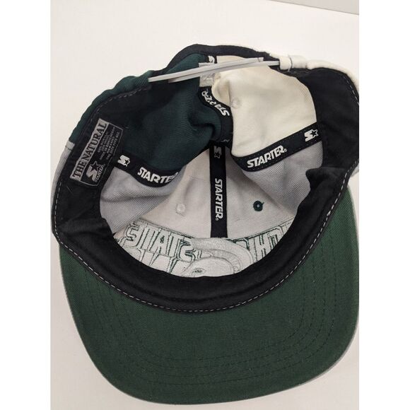 Vintage Starter The Natural Michigan State Spartans Wool Blend Snapback Hat RARE - Picture 5 of 6